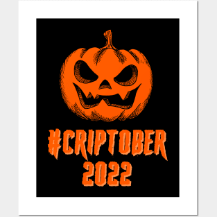 #criptober 2022 (jack-o-lantern) Posters and Art